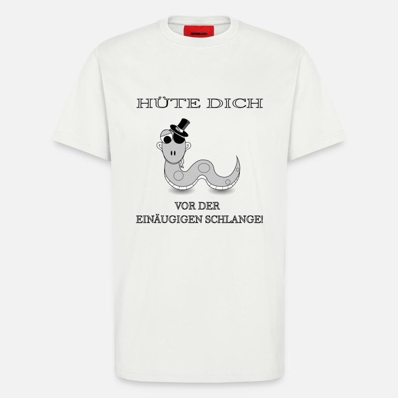 Einäugige Schlange - T-Shirt - made by SPREAD - OFF WHITE