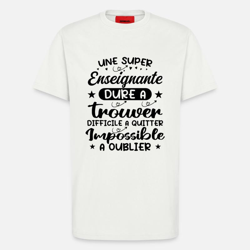 Ein toller Lehrer - Lehrergeschenk - T-Shirt - made by SPREAD - OFF WHITE