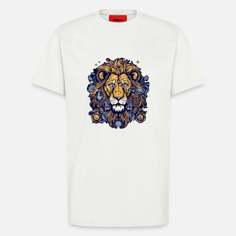 Kitu der Löwe - T-Shirt - made by SPREAD - OFF WHITE