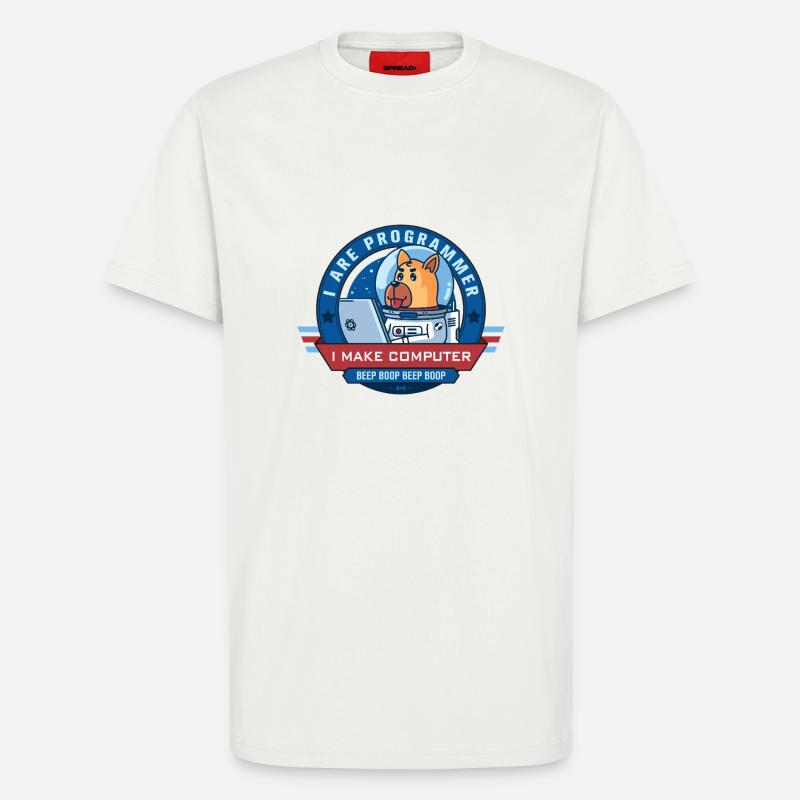Ich bin Programmierer - T-Shirt - made by SPREAD - OFF WHITE