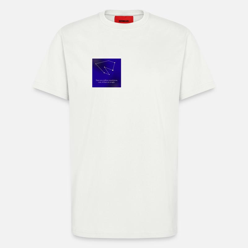 Queer constellation - T-Shirt - made by SPREAD - OFF WHITE