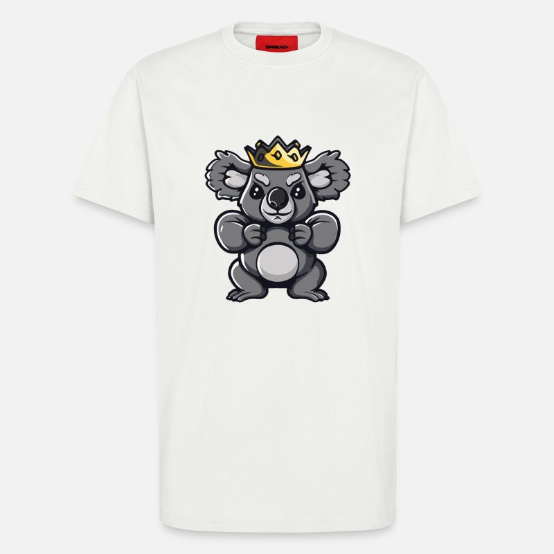 Koala Comic Krone - T-Shirt - made by SPREAD - OFF WHITE