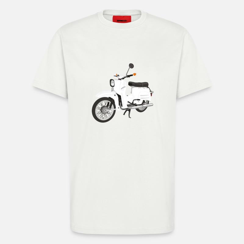 Simson Schwalbe - T-Shirt - made by SPREAD - OFF WHITE
