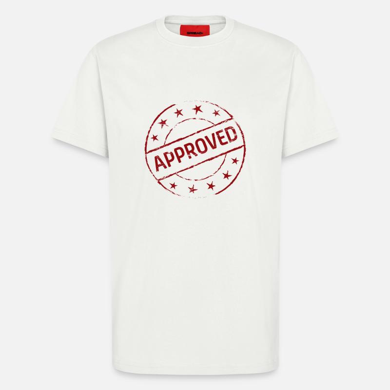 Approved Symbol Geschenk Geschenkidee - T-Shirt - made by SPREAD - OFF WHITE