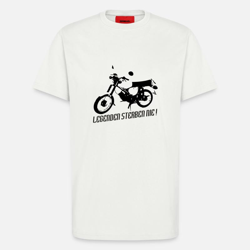 Simson S51 Enduro Legende - T-Shirt - made by SPREAD - OFF WHITE