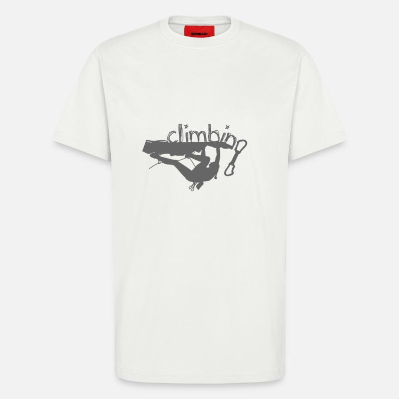 Klettern2 - T-Shirt - made by SPREAD - OFF WHITE