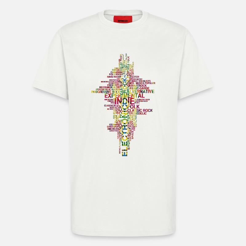 Wort nach oben - T-Shirt - made by SPREAD - OFF WHITE
