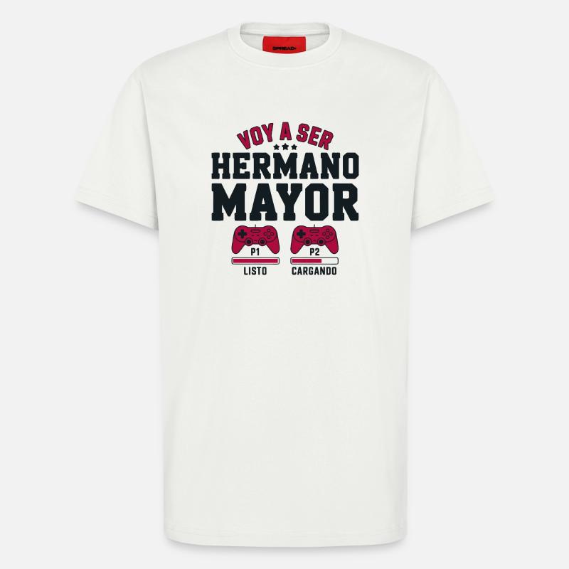 Ich werde ein großer Bruder sein - T-Shirt - made by SPREAD - OFF WHITE
