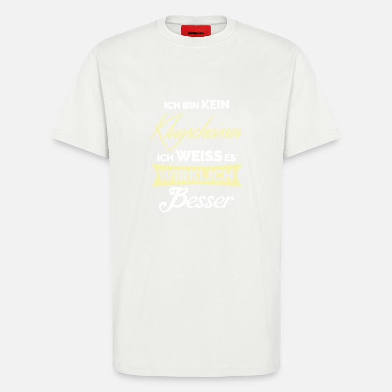 Klugscheisser - T-Shirt - made by SPREAD - OFF WHITE
