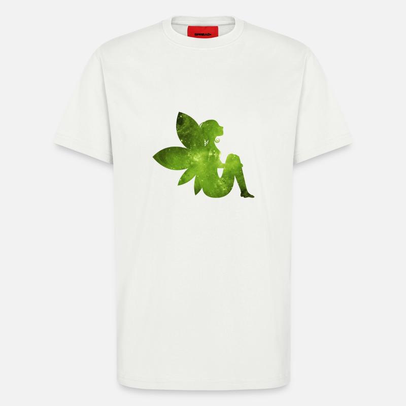 Grüne Fee Geschenk Idee Elfe - T-Shirt - made by SPREAD - OFF WHITE
