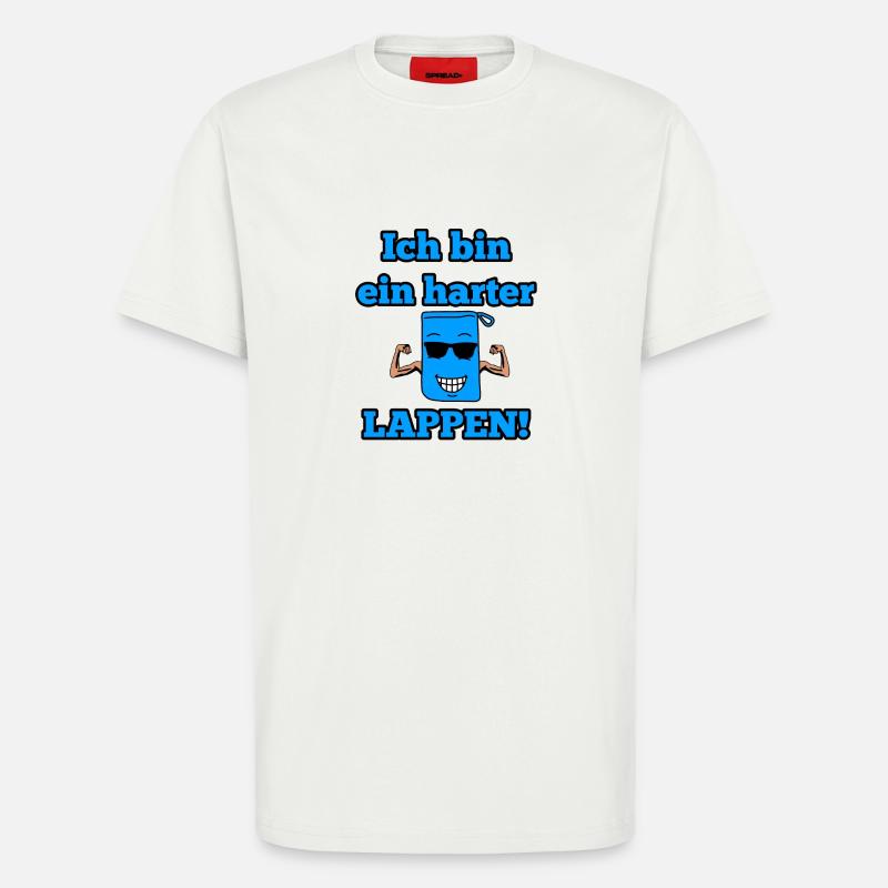 "Ich bin ein harter Lappen" Tshirt - Geschenkidee - T-Shirt - made by SPREAD - OFF WHITE