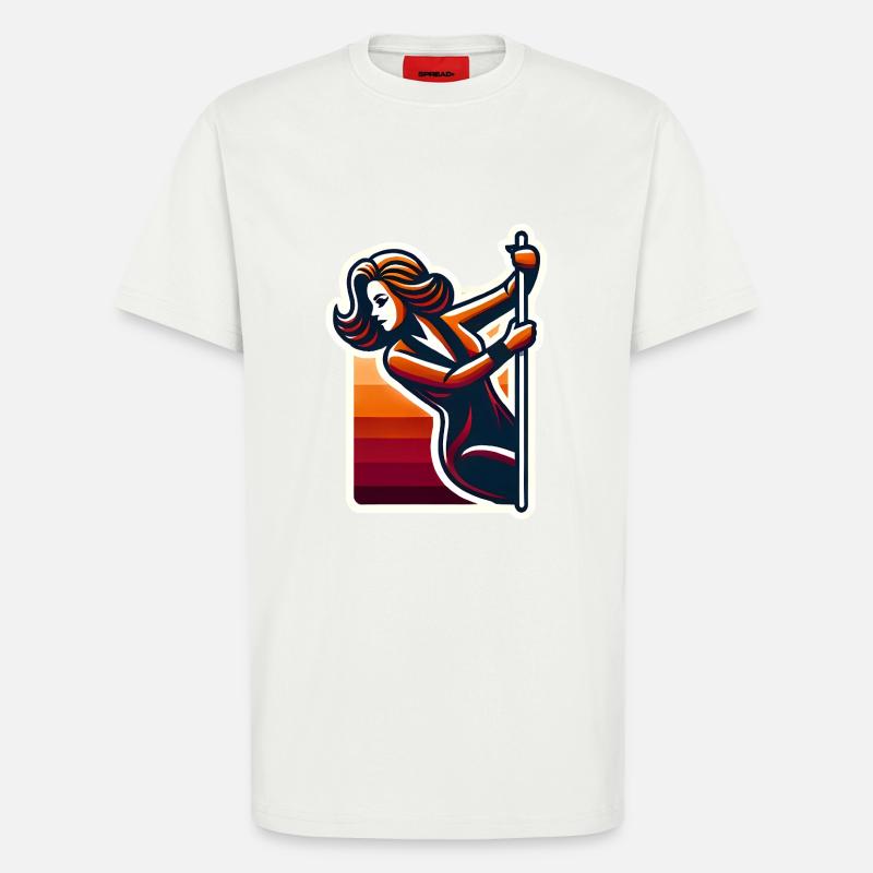 Funny Stripper Silhouette Design - T-Shirt - made by SPREAD - OFF WHITE