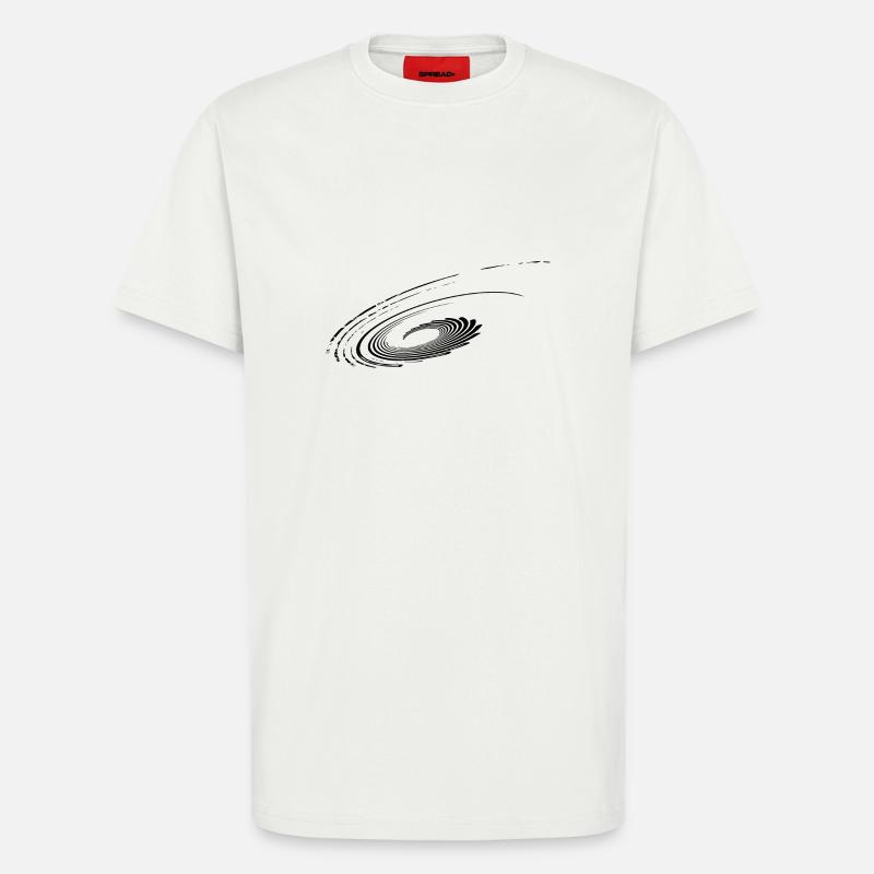 Geometric Planes Parabolas Ellipses Lines - T-Shirt - made by SPREAD - OFF WHITE