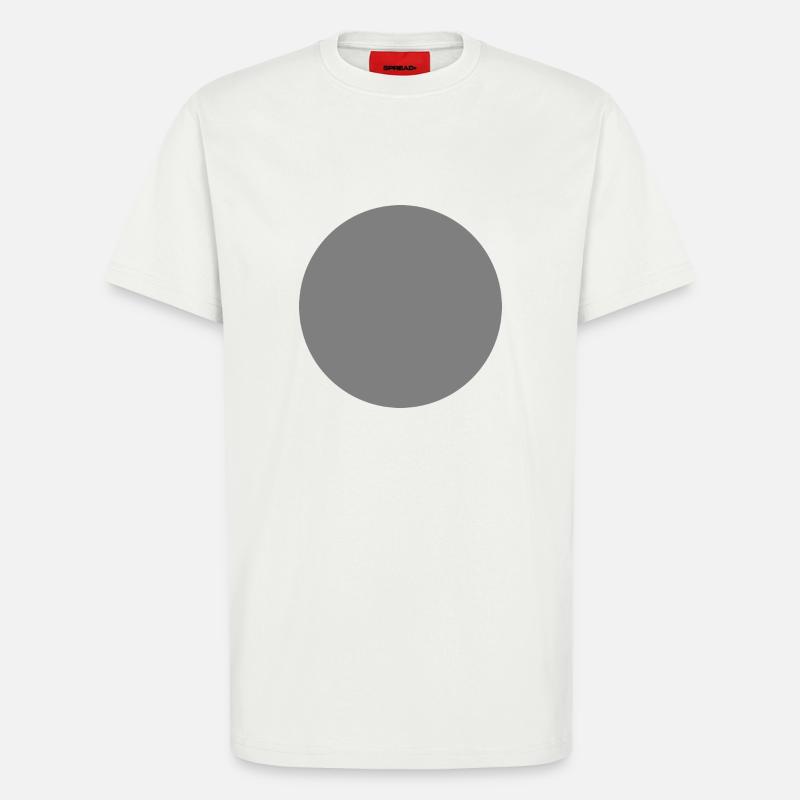 Kreis grau - T-Shirt - made by SPREAD - OFF WHITE