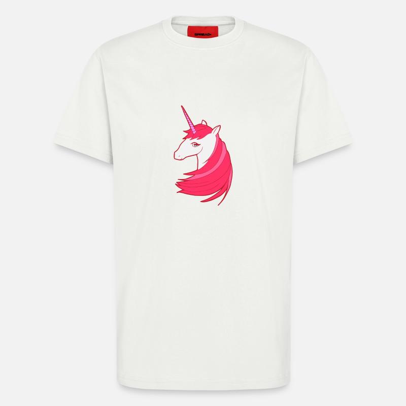 Das rote letzte Einhorn - T-Shirt - made by SPREAD - OFF WHITE