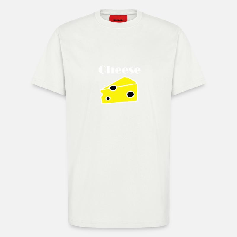 Cheese cheese - T-Shirt - made by SPREAD - OFF WHITE