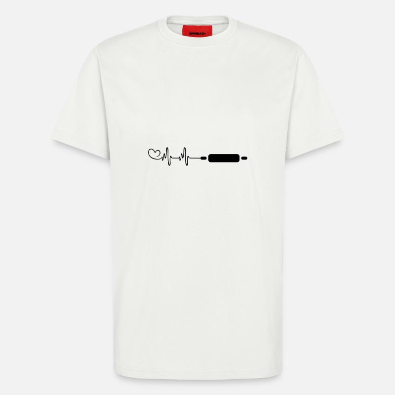 Kitchen roll rolling pin - T-Shirt - made by SPREAD - OFF WHITE