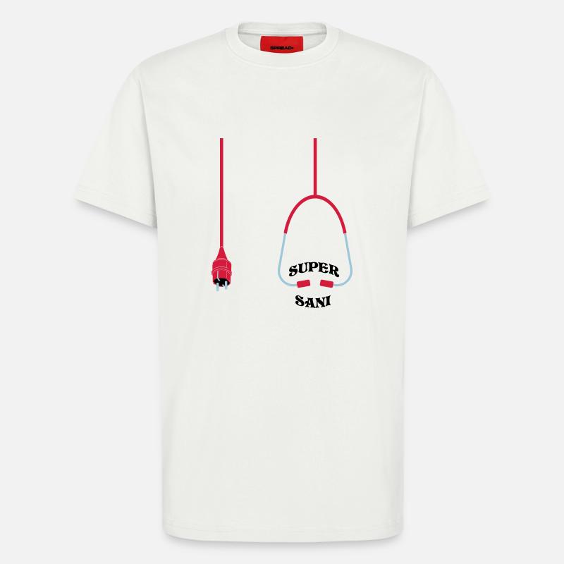 Super Sani - T-Shirt - made by SPREAD - OFF WHITE