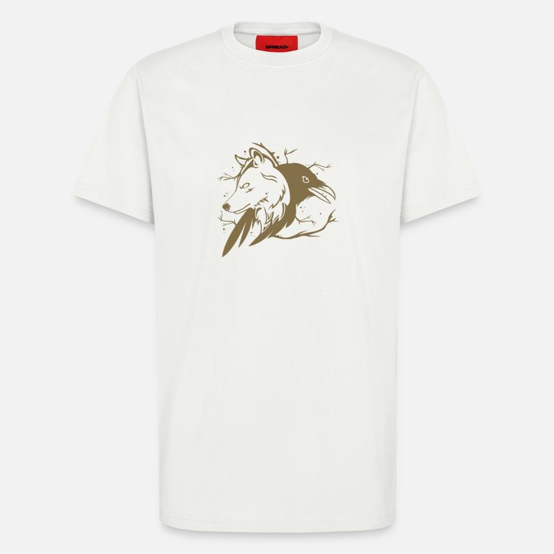 Wolf Rabe - T-Shirt - made by SPREAD - OFF WHITE
