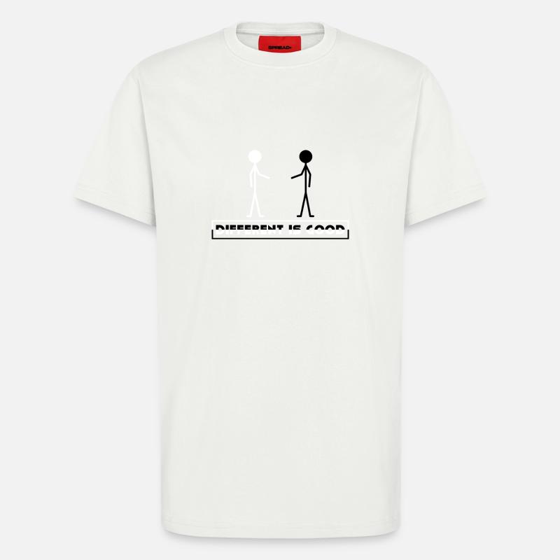 Anders sein ist gut - T-Shirt - made by SPREAD - OFF WHITE