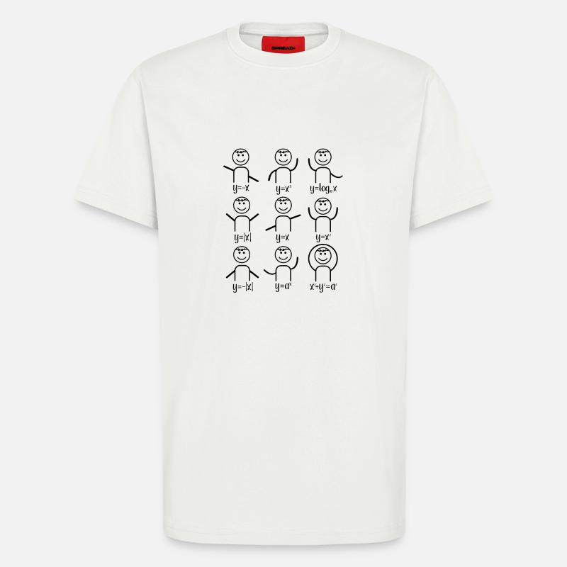 Math teacher algebra dance math - T-Shirt - made by SPREAD - OFF WHITE