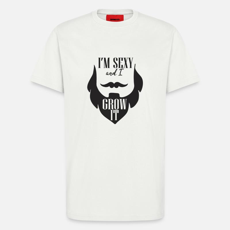 Ich Bin Sexy Bart - T-Shirt - made by SPREAD - OFF WHITE