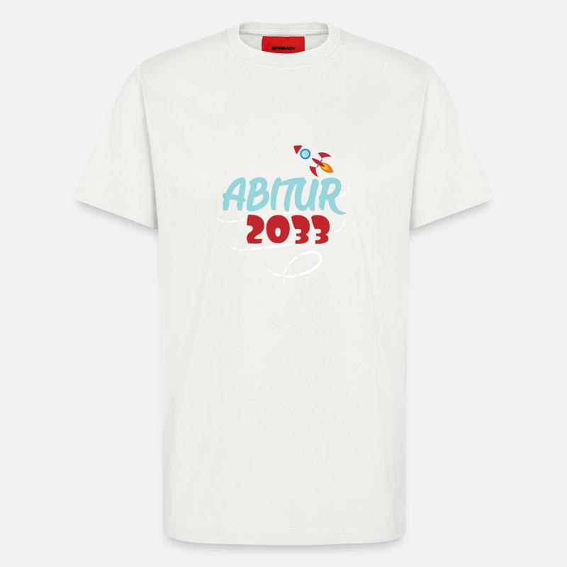 Einschulung 2020 Geschenk ABI 2033 - T-Shirt - made by SPREAD - OFF WHITE