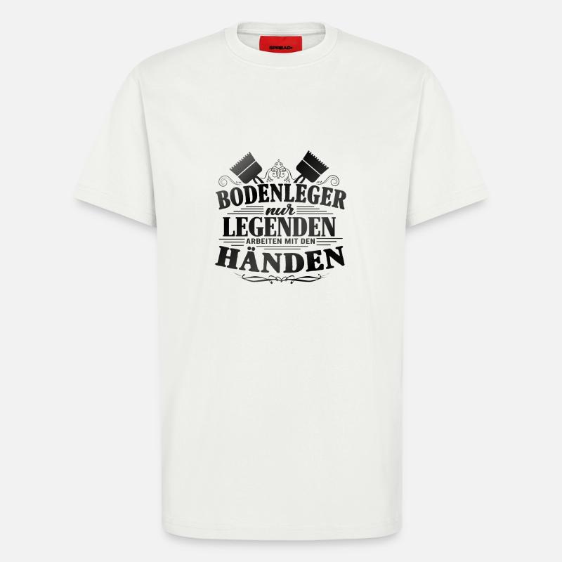 Bodenleger Geschenkideen - T-Shirt - made by SPREAD - OFF WHITE