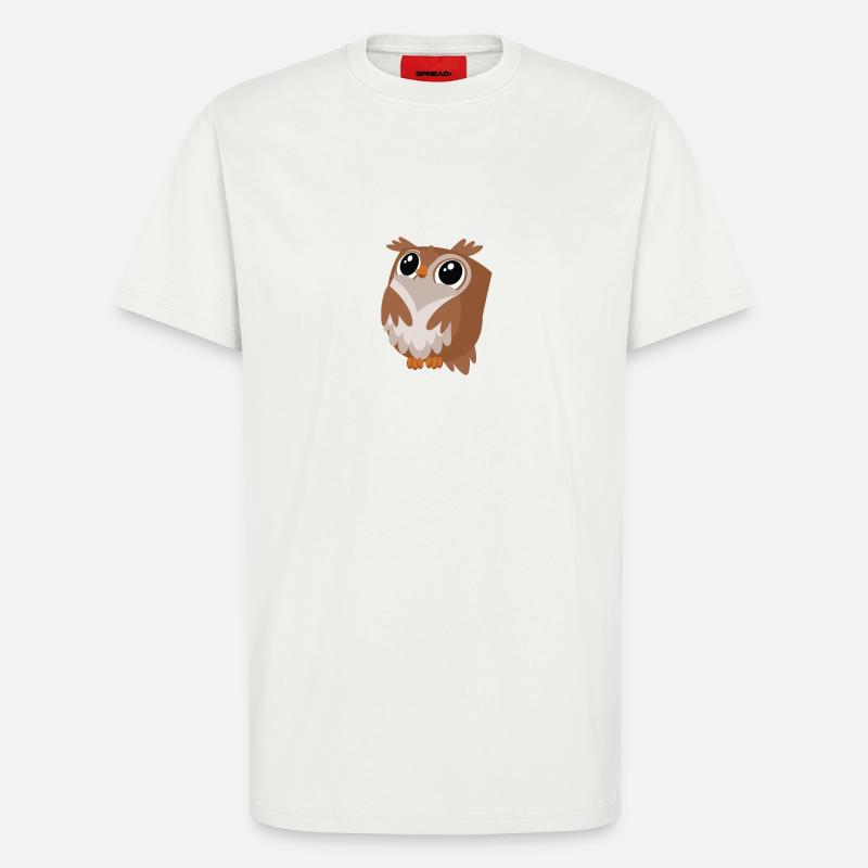 Eule - T-Shirt - made by SPREAD - OFF WHITE