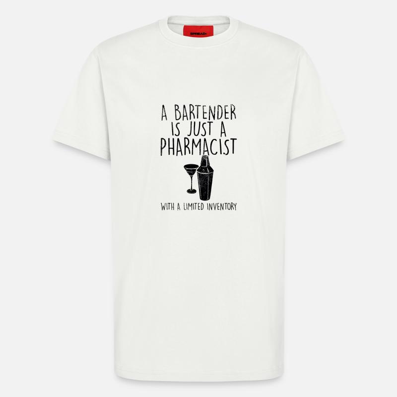 Bartender - T-Shirt - made by SPREAD - OFF WHITE