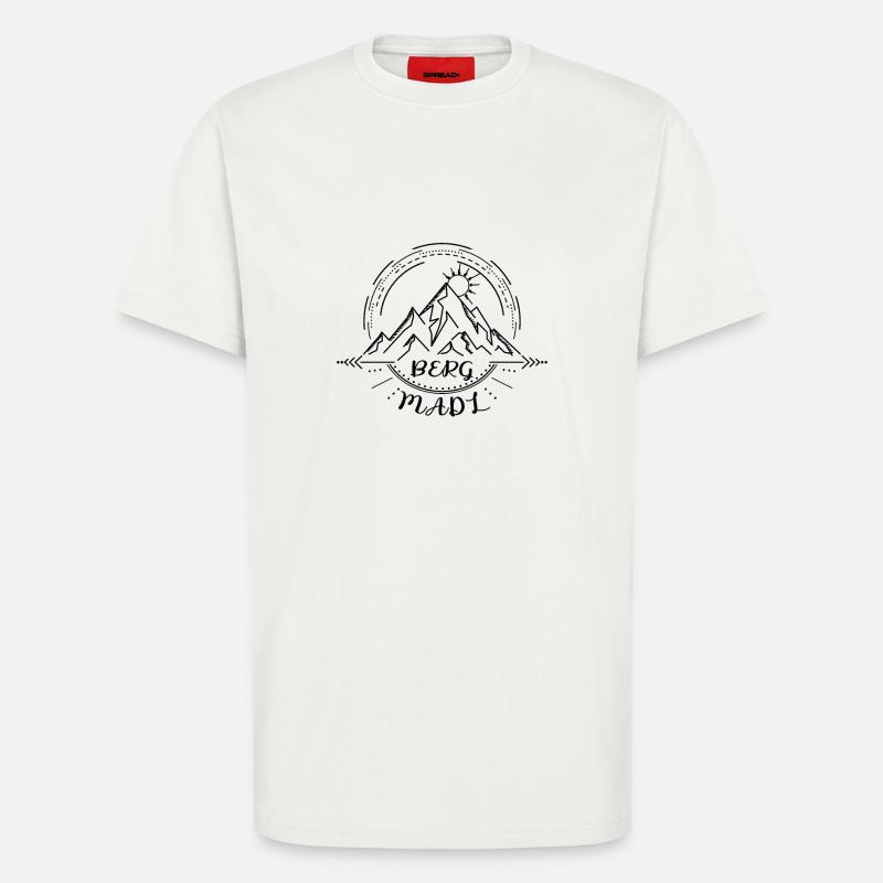 Berg Madl - T-Shirt - made by SPREAD - OFF WHITE