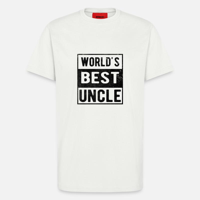 Welt bester Onkel - T-Shirt - made by SPREAD - OFF WHITE