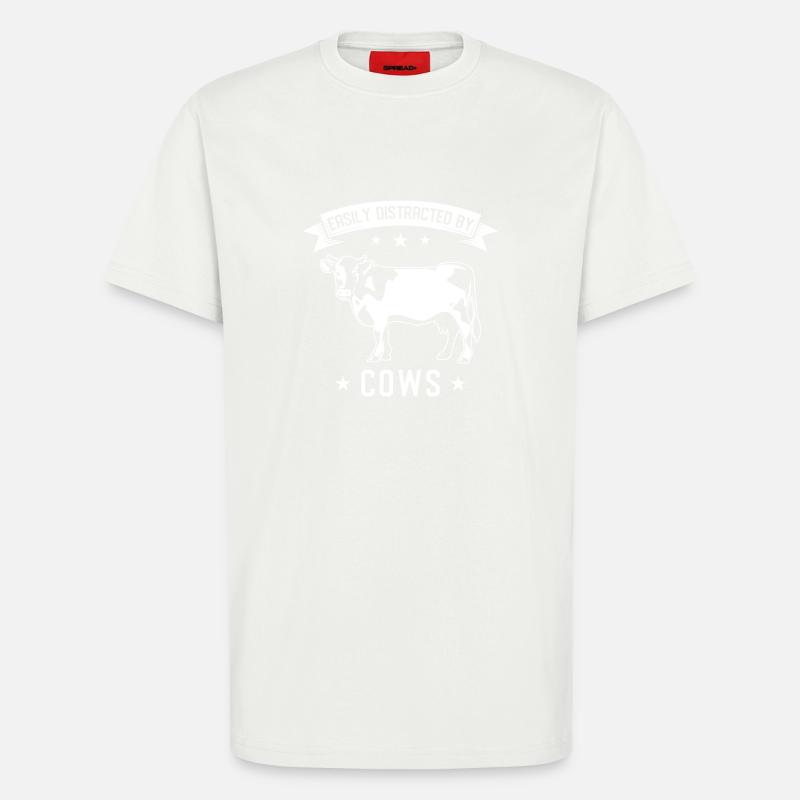 Kuh Kühe Spruch - T-Shirt - made by SPREAD - OFF WHITE