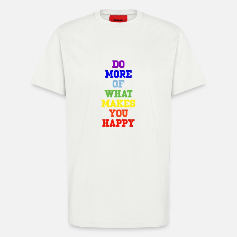 peace regenbogen - T-Shirt - made by SPREAD - OFF WHITE