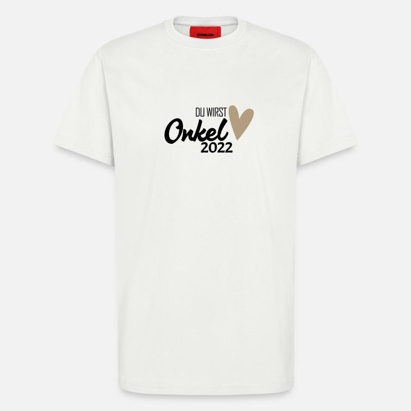 Onkel 2022 - Onkel werden - T-Shirt - made by SPREAD - OFF WHITE