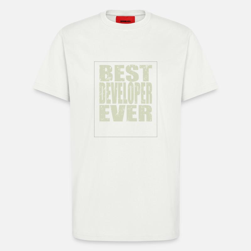 Best Developer ever Developer Gift - T-Shirt - made by SPREAD - OFF WHITE
