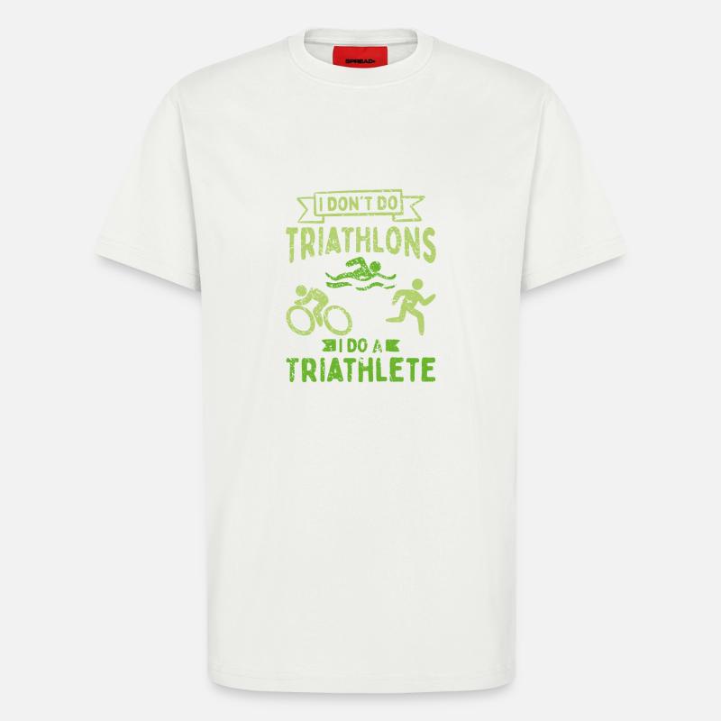 Triathlon Triathlet - T-Shirt - made by SPREAD - OFF WHITE