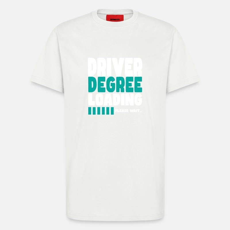 Driver invites training - T-Shirt - made by SPREAD - OFF WHITE