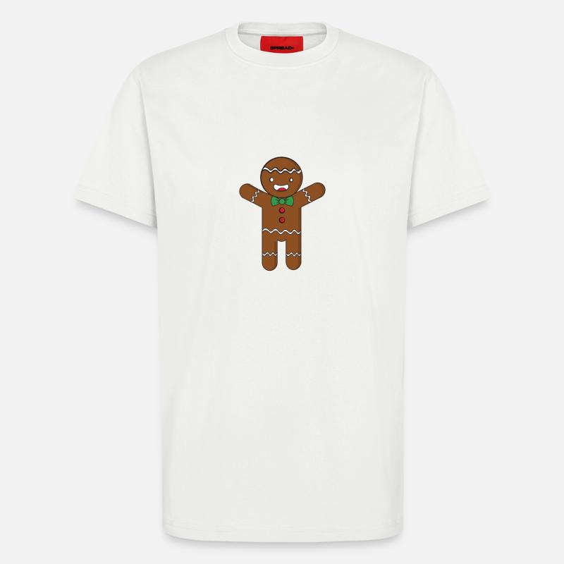 Lebkuchenmann - T-Shirt - made by SPREAD - OFF WHITE