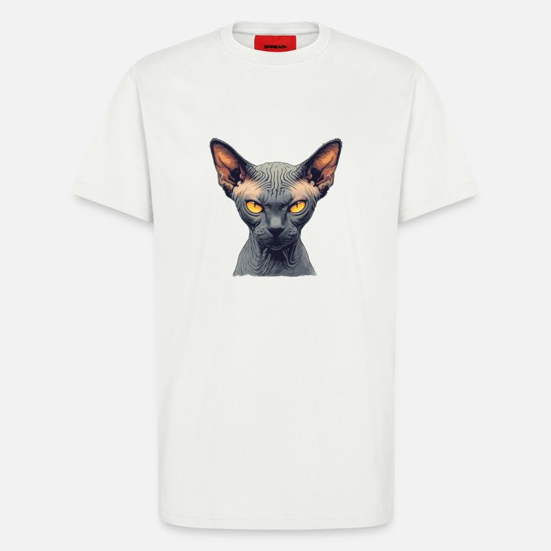Sphynx Kätzchen Sphynx Katze - T-Shirt - made by SPREAD - OFF WHITE