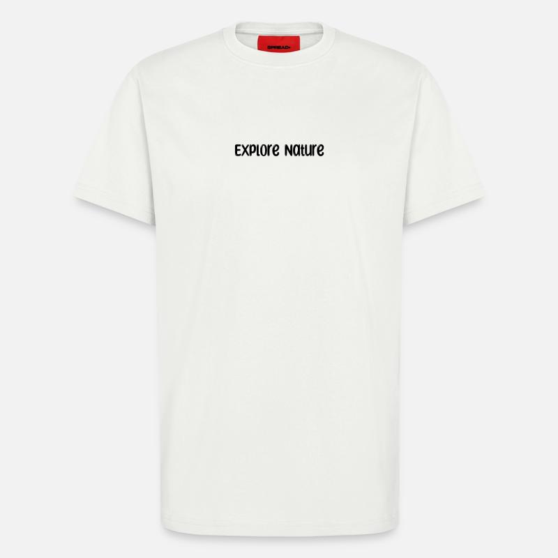 Camping - Explore Nature - T-Shirt - made by SPREAD - OFF WHITE
