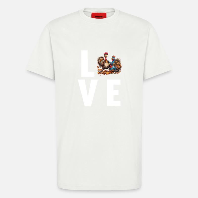 Turkey Truthähne Truthahn - T-Shirt - made by SPREAD - OFF WHITE