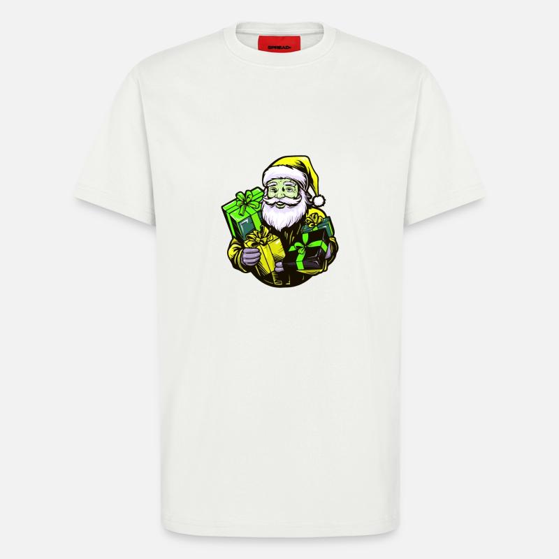Weihnachtsmann Geschenke - T-Shirt - made by SPREAD - OFF WHITE