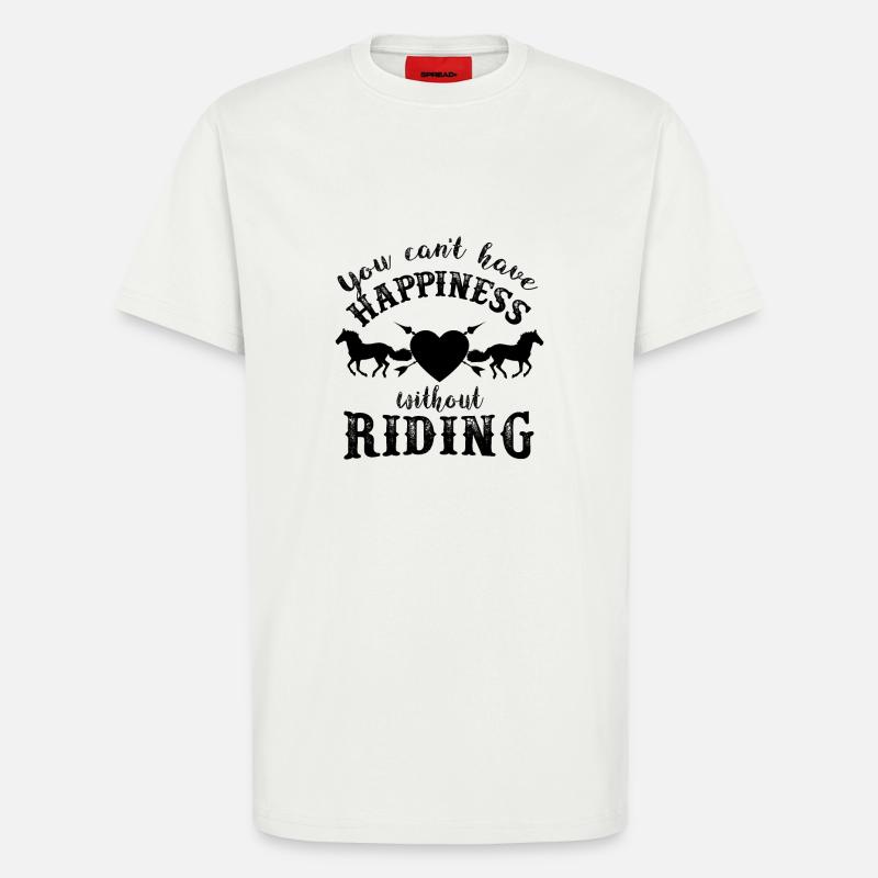 Lustiger Pferdespruch - T-Shirt - made by SPREAD - OFF WHITE