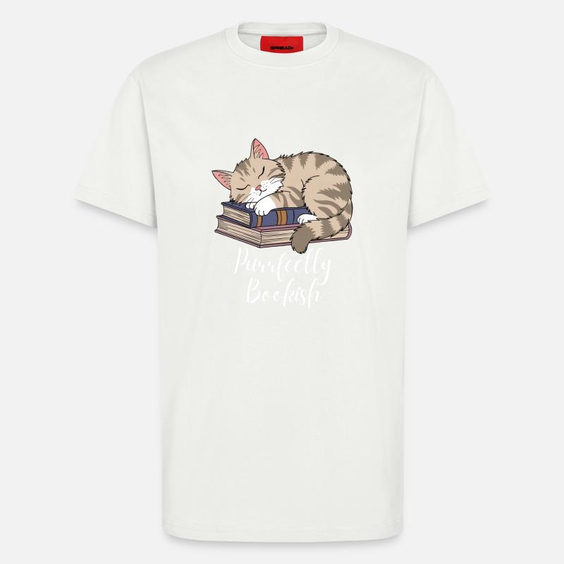 Perfekter Bücherwurm - T-Shirt - made by SPREAD - OFF WHITE