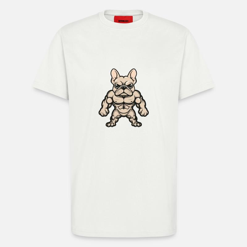 hund comic - T-Shirt - made by SPREAD - OFF WHITE