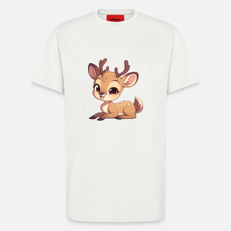Hirsche Hirsch - T-Shirt - made by SPREAD - OFF WHITE