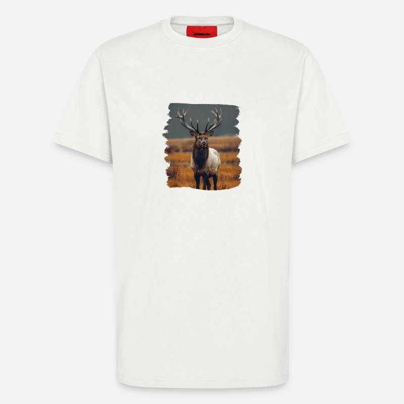 Elche Elch - T-Shirt - made by SPREAD - OFF WHITE