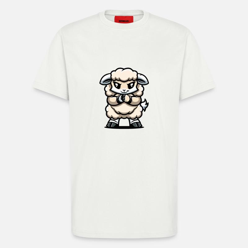 Schaf Comic - T-Shirt - made by SPREAD - OFF WHITE