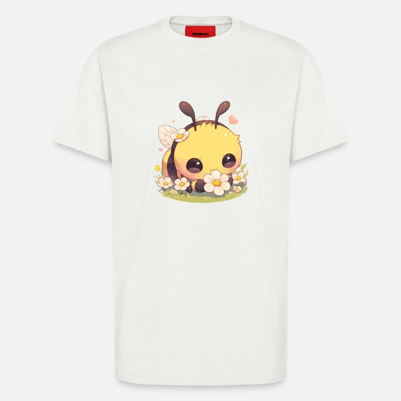 Bees Bee - T-Shirt - made by SPREAD - OFF WHITE